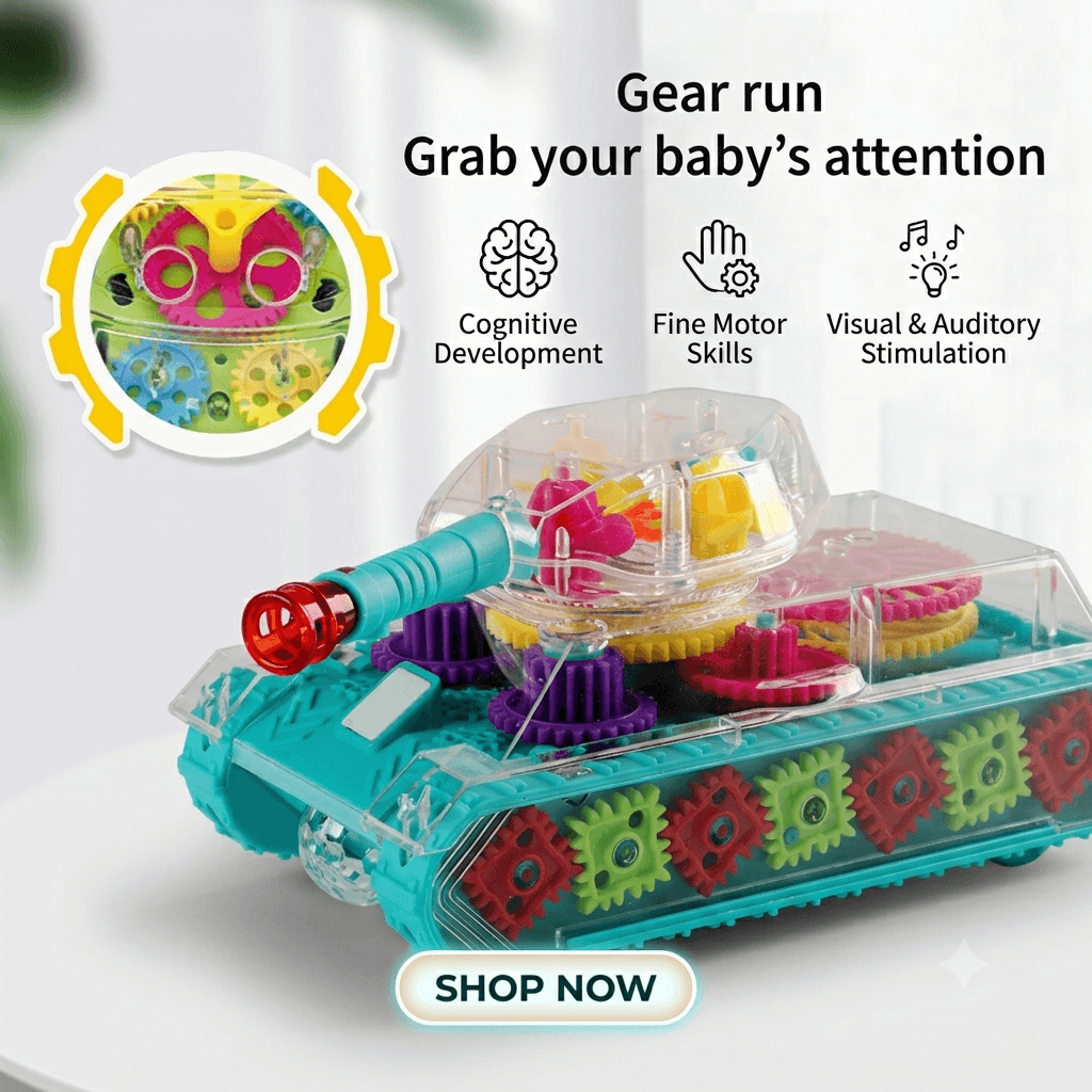 tank toy 2 রিচার্জেবল গিয়ার ট্যাংক - Image 1