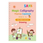 5 pcs Magic Practice Book Set with 5 Sis, 1 Pen and 1 Gripper for age 3+ Kids | PreSchool Handwriting Book for Kids - All in One Magic in One Set for Babies - Kids Developments Gifts - Image 6