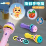 Mini Projector Torch Kids Flashlight Story Book Educational Light-Up Toys Sleep Light Preschool Fairy Tale Projection Lamp - Image 3