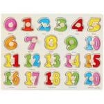 123 Wooden 3D Peg Puzzle English Number Set - Montessori Smart Educational Toy For Children - Image 4