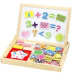"Wooden Magnetic Educational Drawing & Math Board" - Image 8