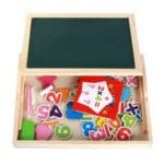 "Wooden Magnetic Educational Drawing & Math Board" - Image 3