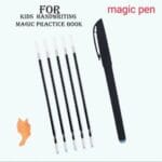 5 pcs Magic Practice Book Set with 5 Sis, 1 Pen and 1 Gripper for age 3+ Kids | PreSchool Handwriting Book for Kids - All in One Magic in One Set for Babies - Kids Developments Gifts - Image 3
